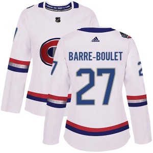 Montreal Canadiens Alex Barre-Boulet Official White Adidas Authentic Women's 2017 100 Classic NHL Hockey Jersey