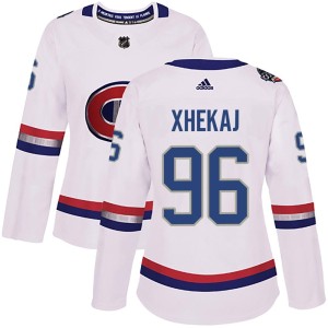 Montreal Canadiens Florian Xhekaj Official White Adidas Authentic Women's 2017 100 Classic NHL Hockey Jersey