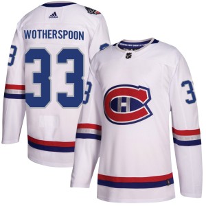 Montreal Canadiens Tyler Wotherspoon Official White Adidas Authentic Adult 2017 100 Classic NHL Hockey Jersey