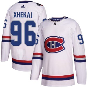 Montreal Canadiens Florian Xhekaj Official White Adidas Authentic Adult 2017 100 Classic NHL Hockey Jersey