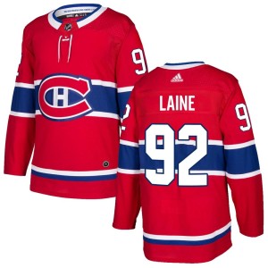 Montreal Canadiens Patrik Laine Official Red Adidas Authentic Adult Home NHL Hockey Jersey