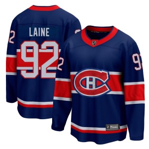 Montreal Canadiens Patrik Laine Official Blue Fanatics Branded Breakaway Youth 2020/21 Special Edition NHL Hockey Jersey