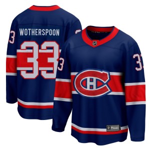 Montreal Canadiens Tyler Wotherspoon Official Blue Fanatics Branded Breakaway Youth 2020/21 Special Edition NHL Hockey Jersey